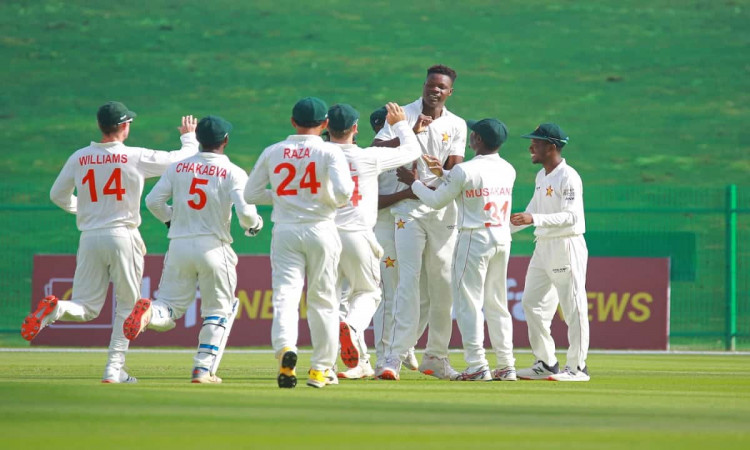 Cricket Image for Zimbabwe Bowled Afghanistan For 131 Runs On The First Day Of The Test Match