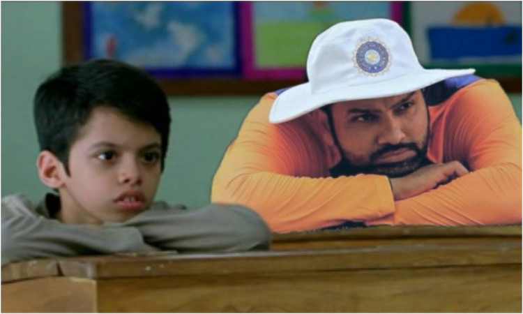 Cricket Image for 'मुझे कब कप्तान बनाएंगे ये लोग', रोहित शर्मा की वायरल तस्वीर पर फैंस ने बनाए मज़ेद