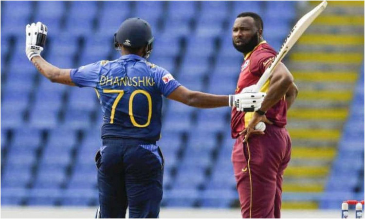 Cricket Image for VIDEO : 'इसे कहते हैं बदकिस्मती', श्रीलंकाई बल्लेबाज़ गुनाथिलका हुए अजीबोगरीब ढंग 