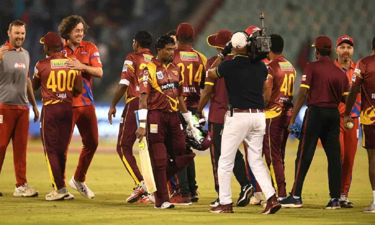 Cricket Image for Road Safety World Series: वेस्टइंडीज ने दर्ज की धमाकेदार जीत,पहले सेमीफाइनल सचिन क