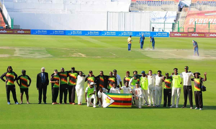 Cricket Image for AFG vs ZIB: पांच दिन के टेस्ट मैच में जिम्बाब्वे को मिली दूसरे दिन जीत