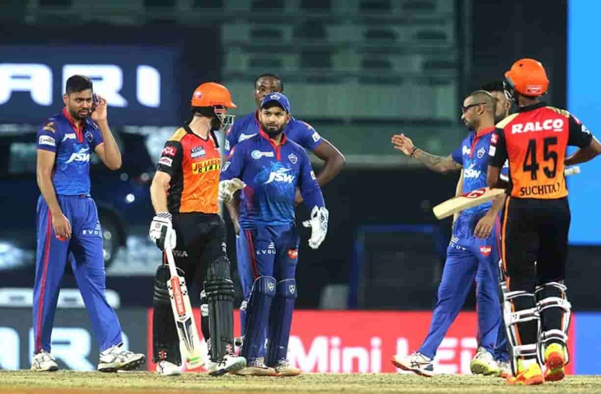 DC vs SRH first super over of IPL 2021 DC vs SRH first super over of IPL 2021