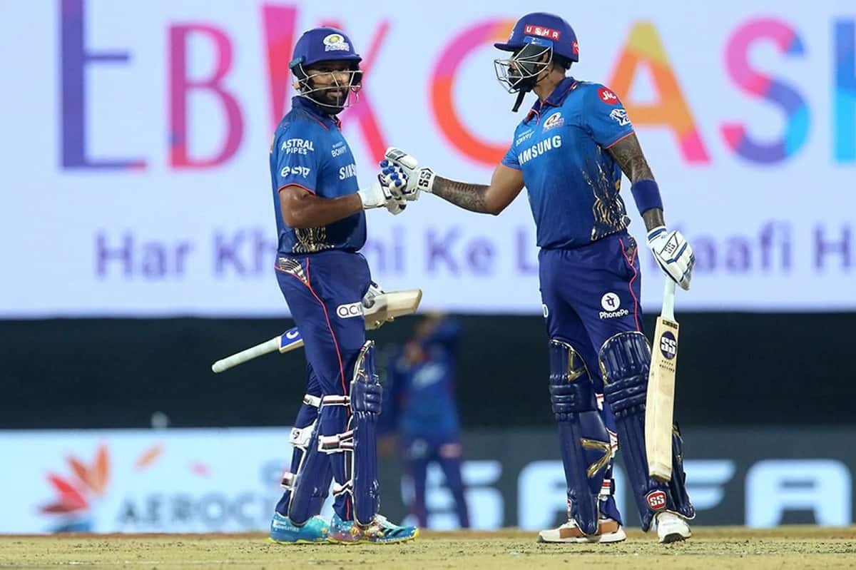 IPL 2021 -Mumbai Indians vs Delhi Capitals IPL 2021 - Mumbai Indians set a target of runs against Delhi Capitals