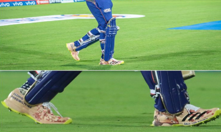 Cricket Image for Rohit Sharma Shoe During The First Match Against Rcb