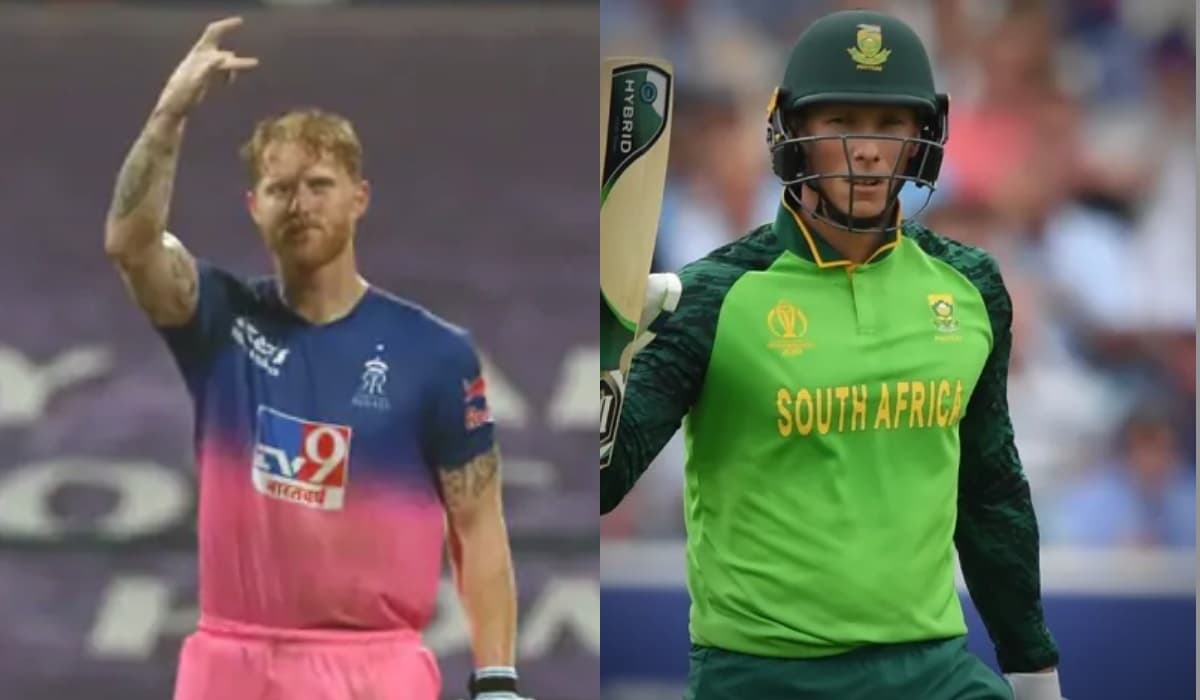 IPL 2021 - Rajasthan Royals, Ben Stokes IPL 2021 : Van Der Dussen signed as replacement of Ben Stokes in Rajasthan Royals