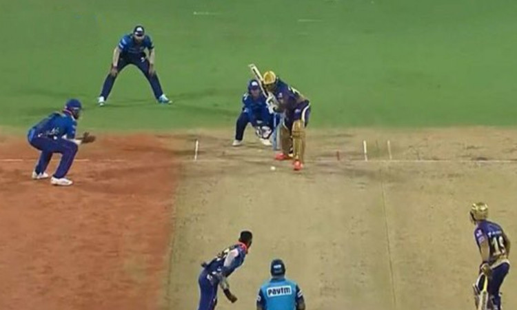 Cricket Image for Rohit Sharma Sets A Test Fielding Against Andre Russell