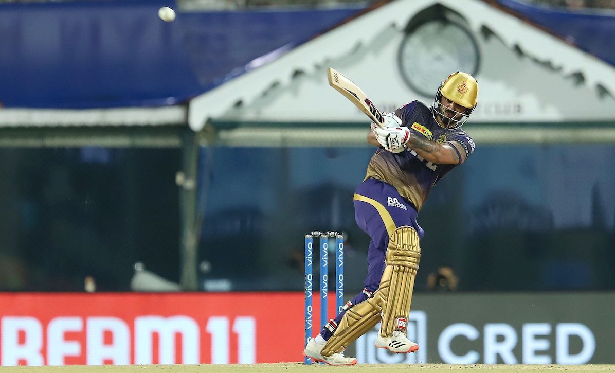 IPL 2021 KKR v SRH Nitish Rana