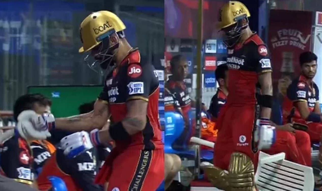 RCB skipper Virat Kohli reprimanded for code of conduct breach RCB skipper Virat Kohli reprimanded for code of conduct breach