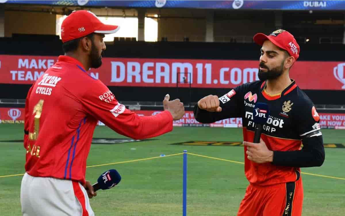 RCB opt to bowl first against Punjab Kings in 26th match of ipl 2021 RCB opt to bowl first against Punjab Kings in 26th match of ipl 2021
