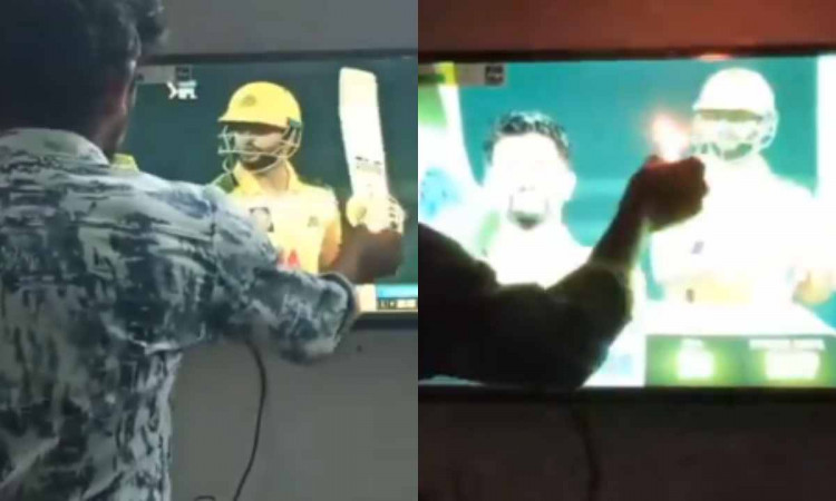 Cricket Image for VIDEO : फैंस के लिए इंसान नहीं 'भगवान' हैं सुरेश रैना, फैन ने आरती उतारते हुए वीडि