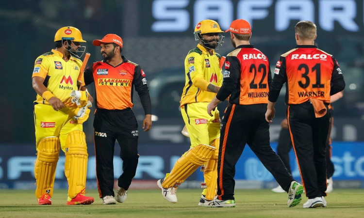 Cricket Image for Chennai Super Kings Achieve Fifth Consecutive Win By Defeating Hyderabad By 7 Wick