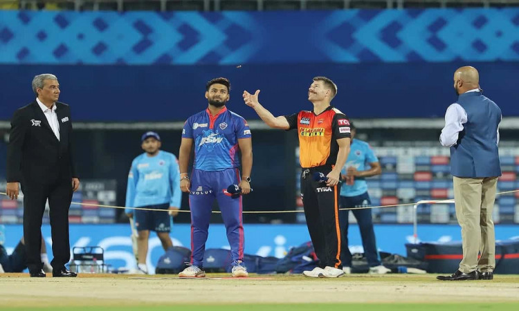 Cricket Image for Delhi Capitals Won The Toss Against Sunrisers Hyderabad And Rishabh Pant Decided T