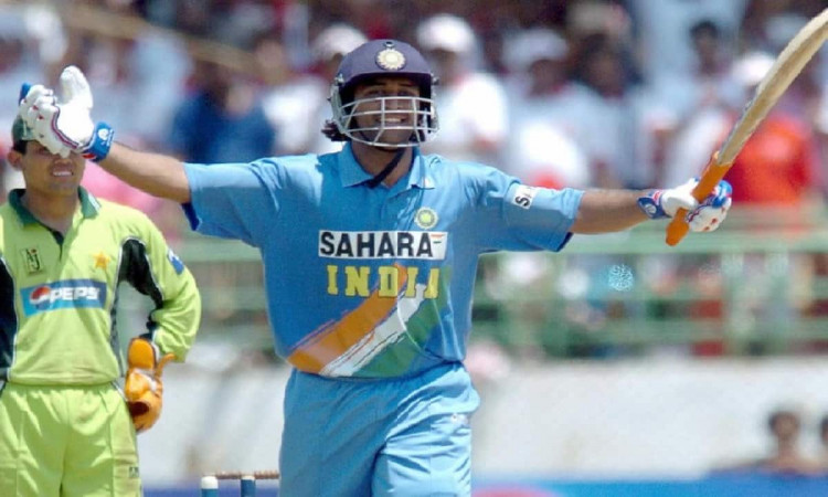 Cricket Image for Exactly 16 Years Ago, MS Dhoni Arrived With Ton Against Pakistan