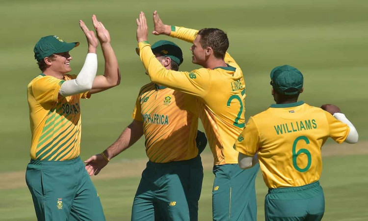 Cricket Image for SA vs PAK: George Linde Traps Pakistan As South Africa Level T20 Series