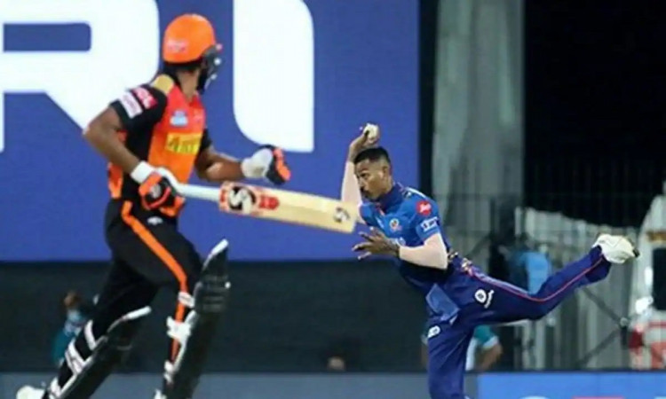 Cricket Image for IPL 2021: Hardik Pandya's Fielding Inside Circle Adds To India's Resources