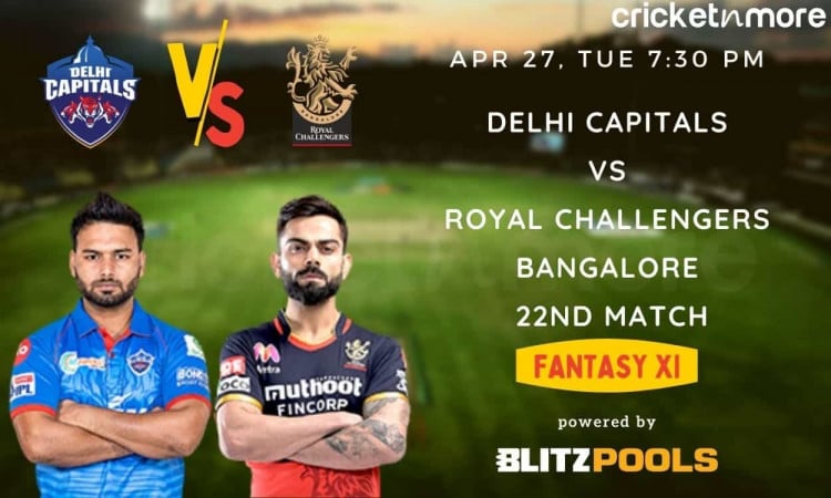 IPL 2021: Delhi Capitals(DC) vs Royal Challengers Bangalore(RCB)- Fantasy XI & Team News