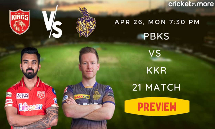 Cricket Image for IPL 2021 Preview: Punjab Kings Face Bottom-Placed Kolkata Knight Riders