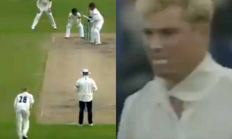 Cricket Image for VIDEO : क्या ये है 'बॉल ऑफ द सेंचुरी', शेन वॉर्न की जादुई गेंद से हो रही है इस बॉल