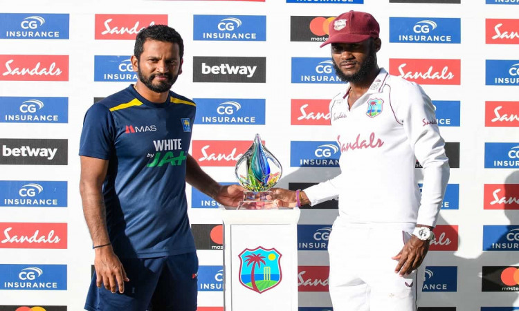 Cricket Image for 2nd Test Karunaratne, Fernando Help Sri Lanka Share Test Series Trophy With West 