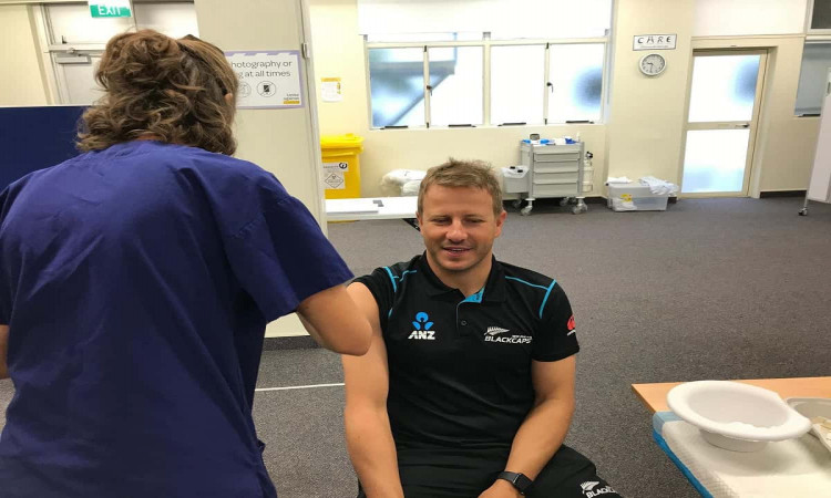 Cricket Image for New Zealand Players Get Vaccinated Ahead Of England Tour 