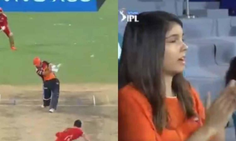 Cricket Image for VIDEO : बेयरस्टो का छक्का देखकर इमोशनल हो गई काव्या मारन, हैदराबाद की सीईओ का वीडि