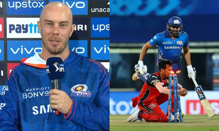 Cricket Image for VIDEO : 'ये मेरा पहला और आखिरी मैच भी हो सकता है', रोहित को रनआउट कराने के बाद घबर