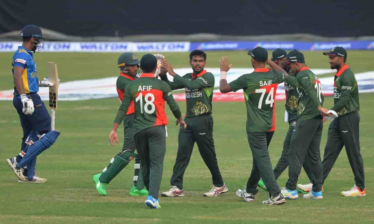 Cricket Image for BAN vs SL: बांग्लादेश ने पहले वनडे में श्रीलंका को 33 रनों से हराया,वानिदु हसरंगा 