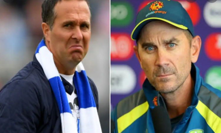 Cricket Image for Justin Langer And Michael Vaughan Funny Banter On Australias Series Defeat To Indi