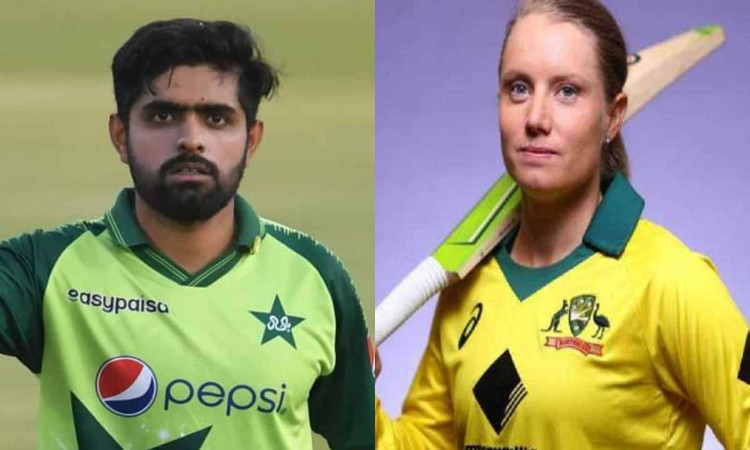 Cricket Image for Babar Azam And Alisa Haley Capture Icc Player Of The Month Award On The Basis Of T