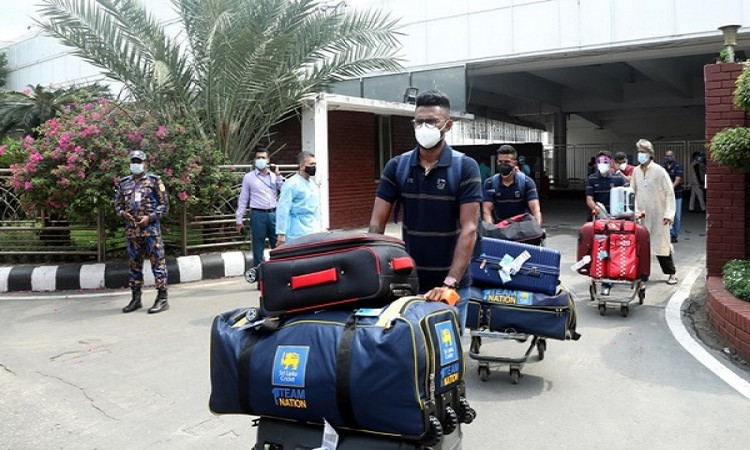 Sri Lankan team arrives in Bangladesh for three-match ODI series