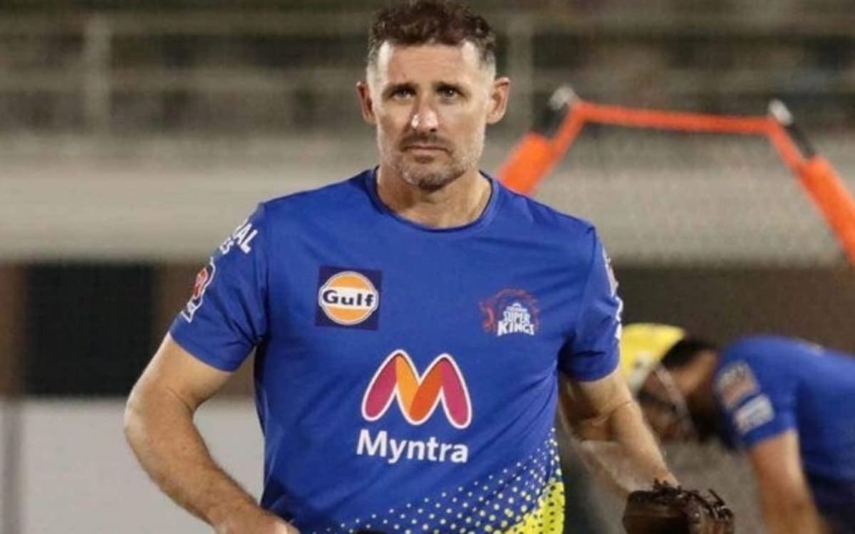 Cricket Image for Chennai Super Kings Coach Mike Husseys Covid Report Positive Player Will Qarantin 