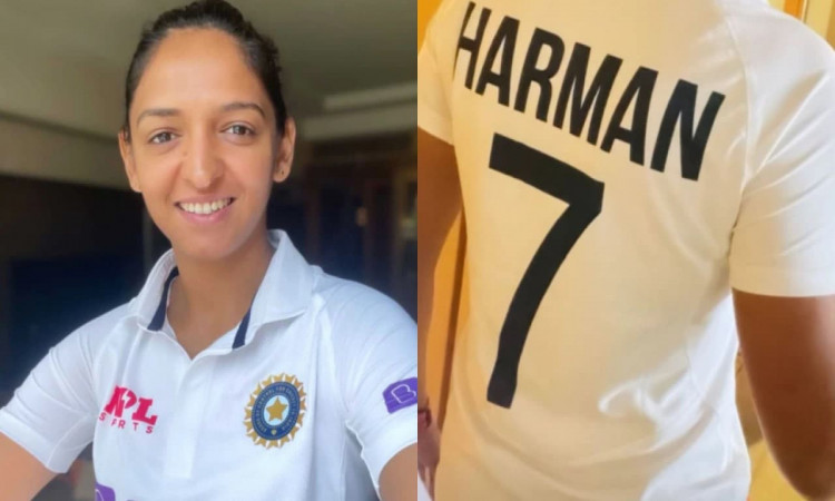 Harmanpreet Kaur Reveals Indian Team's New Test Jersey 