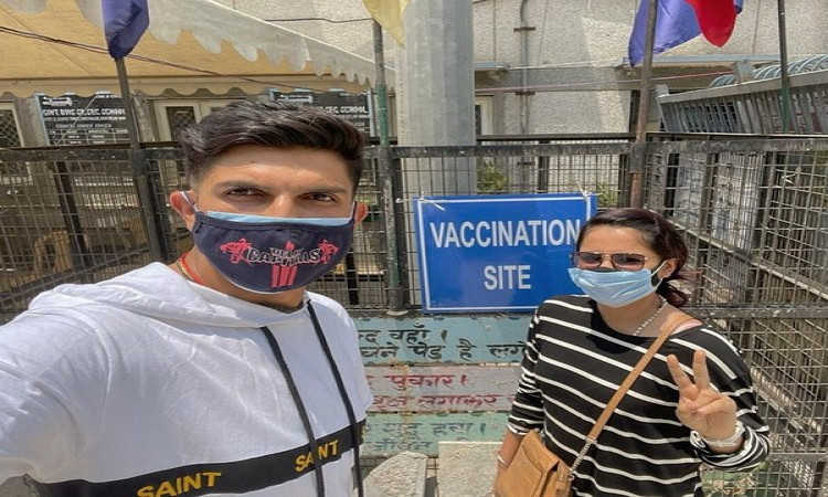 Ishant Sharma and wife Pratima Singh receive first dose of COVID-19 vaccine