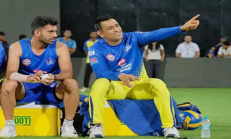 Cricket Image for Deepak Chahar Expressed Apprehension About Dhonis Best Ipl Said Best Will Be Seen 