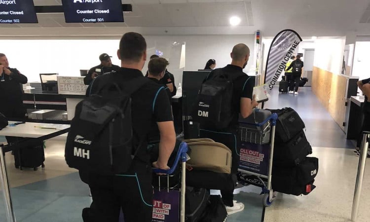 Cricket Image for New Zealand Team Leaves For England To Face India In World Test Championship Final