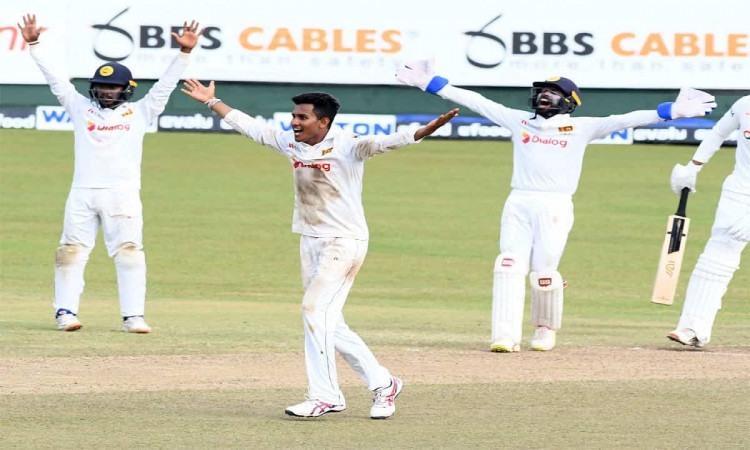 Cricket Image for SL vs BAN: Praveen Jayawickrama's Six-Wicket Haul Helps Sri Lanka Secure Big Lead