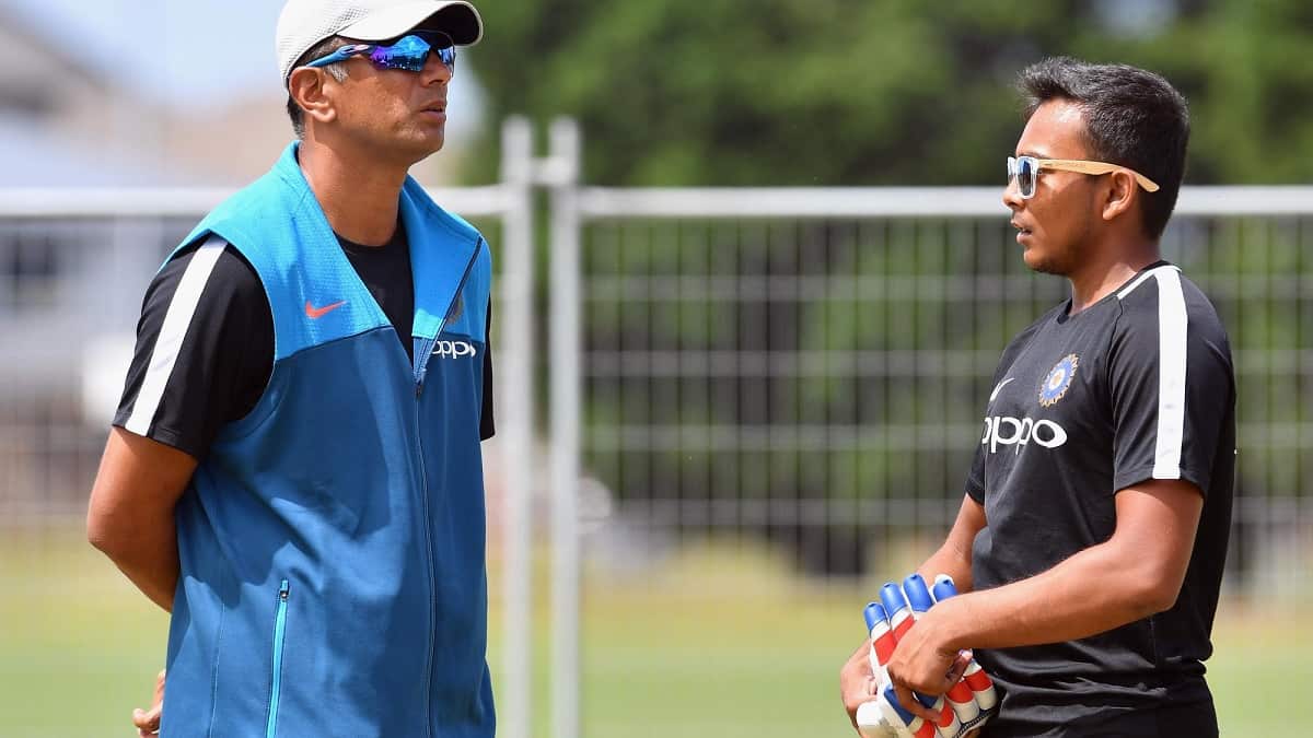 Cricket Image for Rahul Dravid Never Asked Me To Change My Natural Game: Prithvi Shaw
