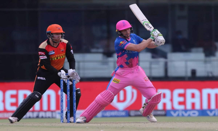 Cricket Image for Sunrisers Hyderabad Set A Target Of 221 Runs With A Century Inning Of Buttler In F