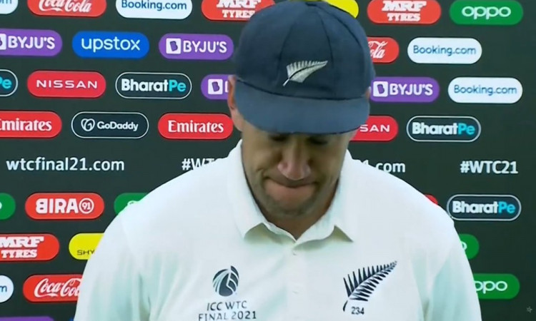 Cricket Image for India Vs New Zealand Wtc Final Ross Taylor Gets Emotional