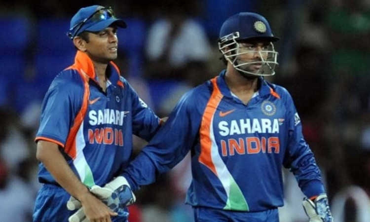 Cricket Image for It Was Because Of Rahul Dravid Not Sachin Tendulkar That Ms Dhoni Got The Captainc