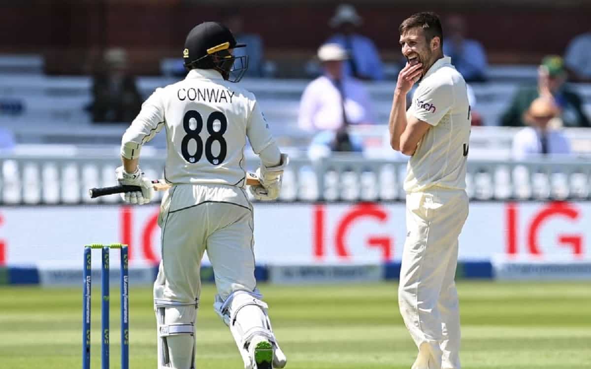 New Zealand are 314/7 at lunch, with debutant Devon Conway still unbeaten on 179