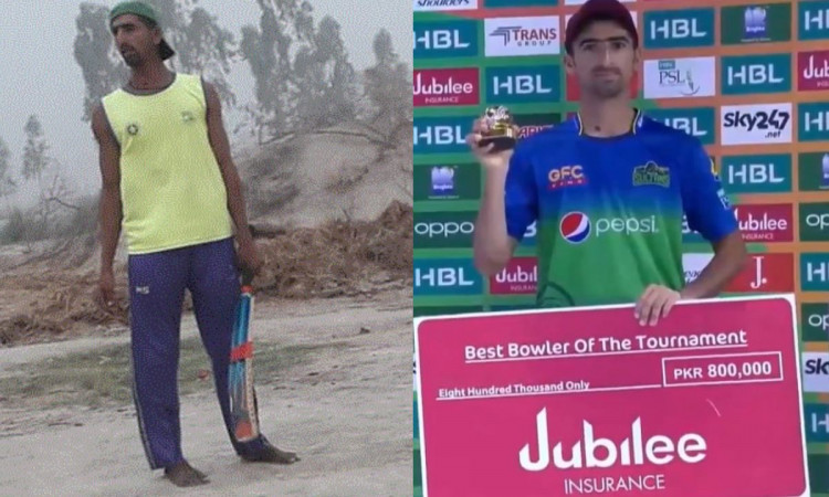 Cricket Image for गरीबी के कारण नंगे पैर खेलता था क्रिकेट, अब बना पाकिस्तान सुपर लीग का बेस्ट गेंदबा