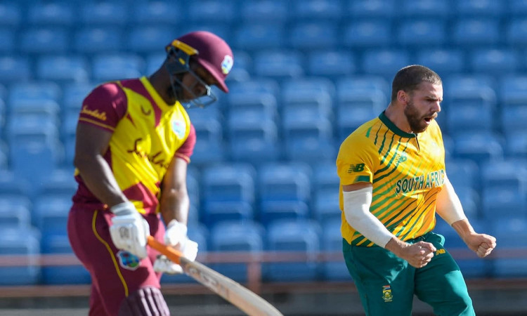 WI vs SA, 3rd t20i - South Africa beat West Indies by 1 run