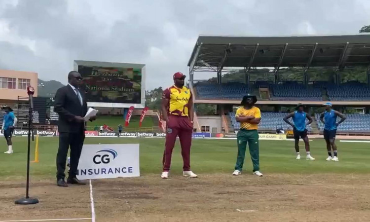 West Indies opt to bowl first against  South africa in 1st T20I