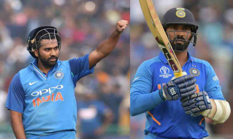 Cricket Image for Dinesh Karthik Reveals Rohit Sharma Hit His First T20 50 With His Bat