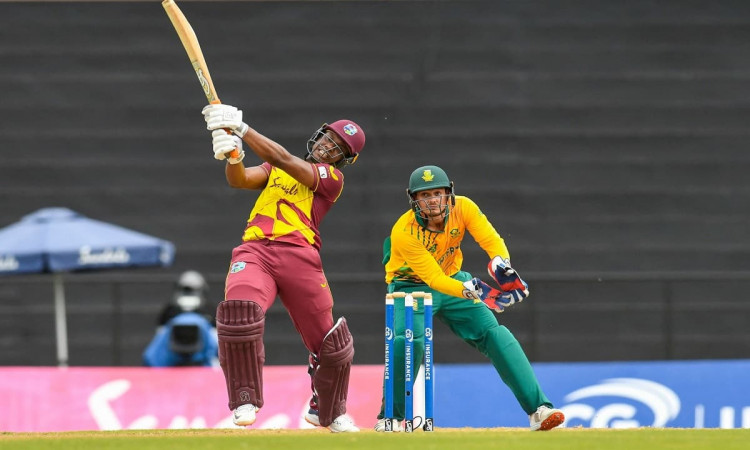 Cricket Image for Evin Lewis Blasts West Indies To Eight-Wicket Win Over South Africa
