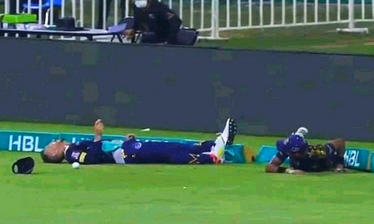 Cricket Image for PSL 2021: Faf du Plessis Injured After Colliding With Teammate, Taken To Hospital