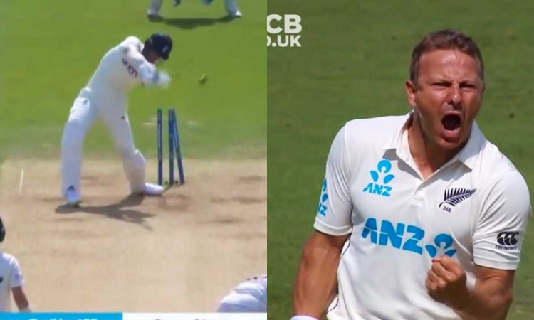 Cricket Image for VIDEO : जब ब्रॉड ने मारा वैगनर को छक्का, अगली ही गेंद पर गिल्लियां बिखेरकर लिया बद