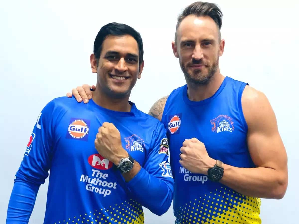 Cricket Image for Gaikwad Throws A Light On MS Dhoni-Faf Du Plessis' Cricketing Bond