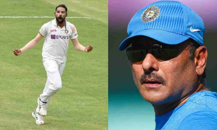Cricket Image for How Ravi Shastri Encouraged Mohammed Siraj After His Father's Death 